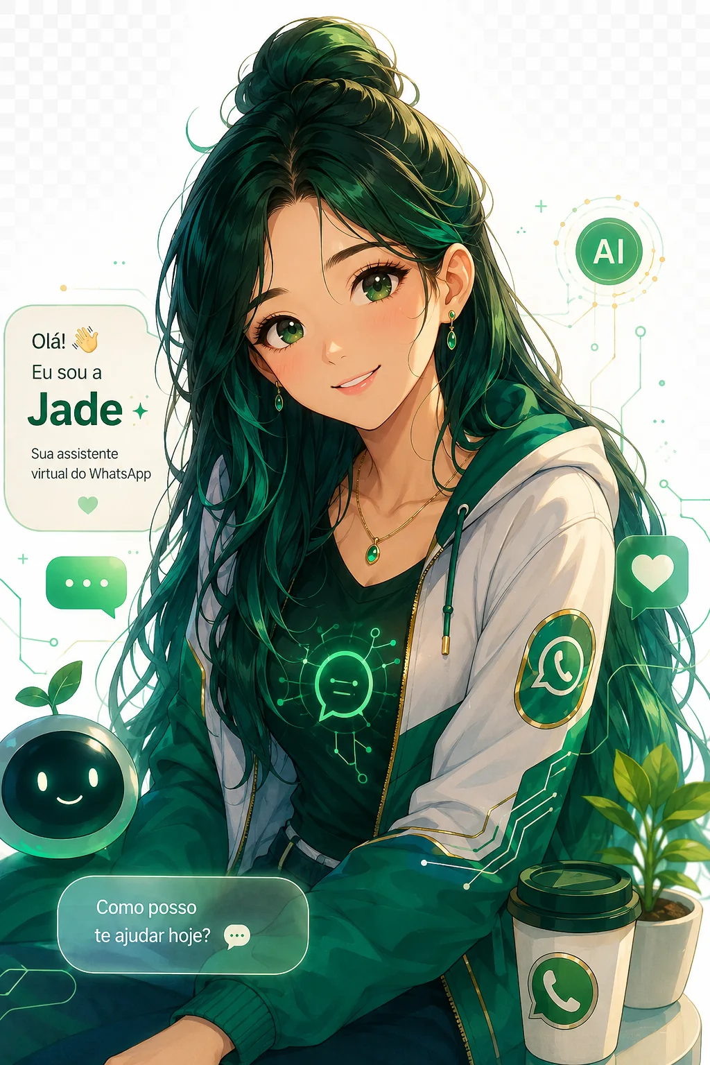Jade, assistente virtual para WhatsApp